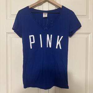 Victoria’s Secret PINK - STEALING BASES WITH THE CUBS V-Neck Tee - Small